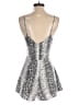 Millau 100% Rayon Animal Print Silver Romper Size XS - photo 2