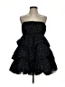 NOVA LUXE 100% Polyester Stars Black Cocktail Dress Size S - photo 1