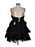 NOVA LUXE 100% Polyester Stars Black Cocktail Dress Size S - photo 2