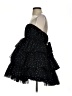 NOVA LUXE 100% Polyester Stars Black Cocktail Dress Size S - photo 5
