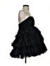NOVA LUXE 100% Polyester Stars Black Cocktail Dress Size S - photo 4