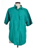 Woolrich Teal Short Sleeve Button-Down Shirt Size L - photo 1