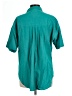 Woolrich Teal Short Sleeve Button-Down Shirt Size L - photo 2