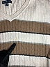 Karen Scott 100% Cotton Stripes Tan Pullover Sweater Size XXL - photo 3
