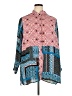 Jessica Simpson 100% Polyester Print Blue Long Sleeve Blouse Size 2X - photo 1
