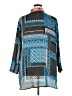 Jessica Simpson 100% Polyester Print Blue Long Sleeve Blouse Size 2X - photo 2