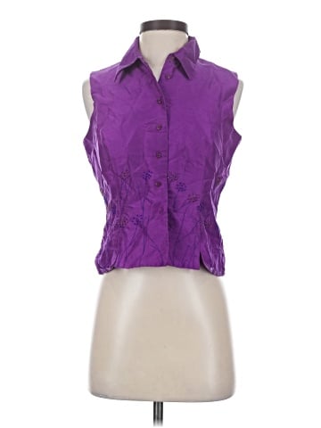 ICE Sleeveless Silk Top (view 1)