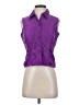 ICE 100% Silk Purple Sleeveless Silk Top Size S - photo 1
