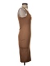 Express Solid Brown Casual Dress Size XXS - photo 4