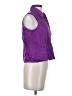 ICE 100% Silk Purple Sleeveless Silk Top Size S - photo 4