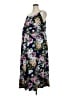 Pink Blush Floral Black Casual Dress Size 1X (estimated) - photo 1
