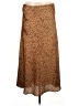 Glamorous Animal Print Brown Casual Skirt Size 8 - photo 1