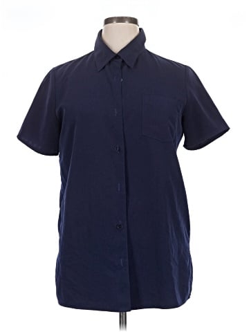 Basic Editions Short Sleeve Blouse (view 1)
