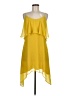 BCBGeneration 100% Polyester Yellow Cocktail Dress Size M - photo 1