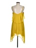 BCBGeneration 100% Polyester Yellow Cocktail Dress Size M - photo 2