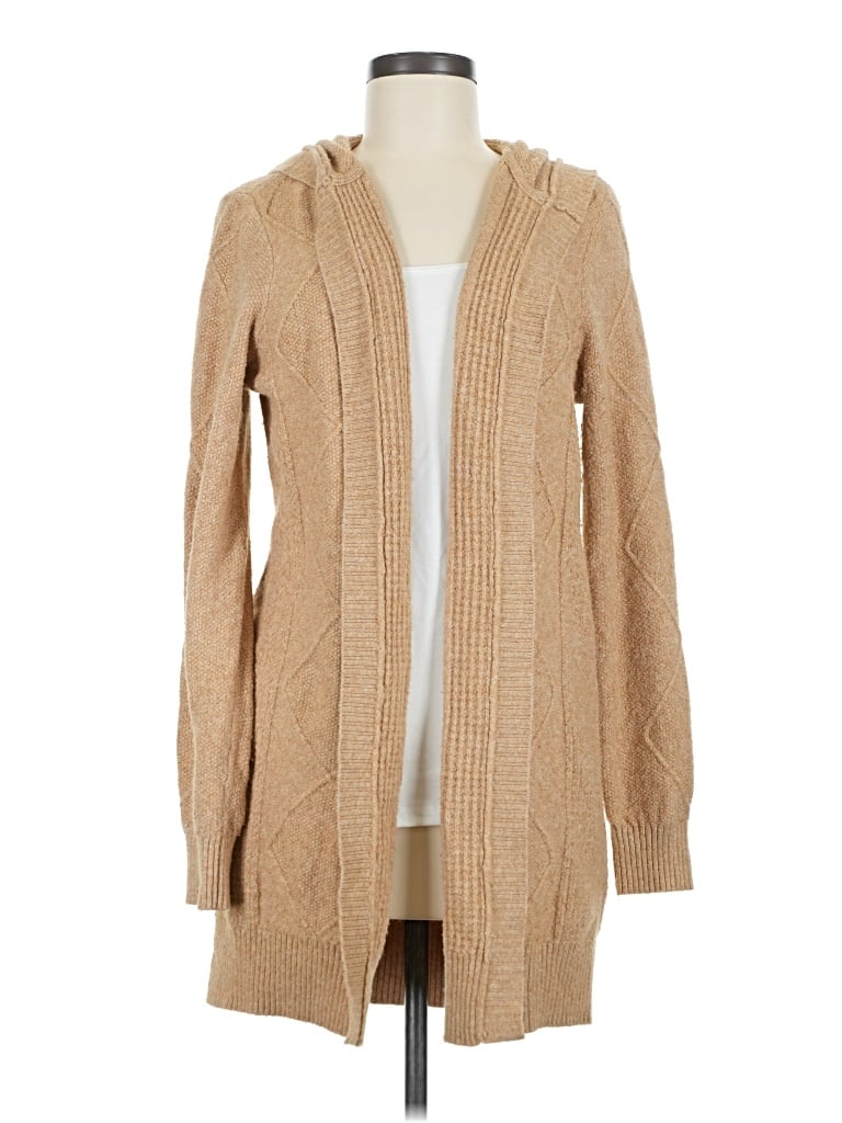 Pre-owned Charter Club Cardigan Sweater In Tan