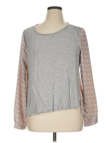 Ann Taylor Factory 3/4 Sleeve T-Shirt (view 1)