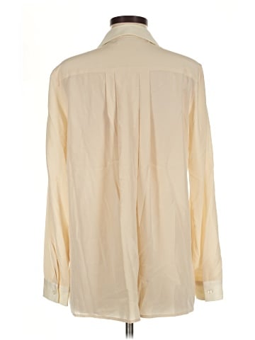 The Row Long Sleeve Silk Top (view 2)