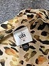 CAbi 100% Polyester Animal Print Brown Tan Short Sleeve Polo Size M - photo 4