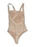 Privacy Please 100% Polyester Tan Bodysuit Size XS - photo 2