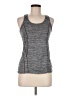 Reebok 100% Polyester Gray Active Tank Size M - photo 1