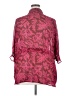 Torrid 100% Polyester Burgundy 3/4 Sleeve Blouse Size 2X Plus (2) - photo 2