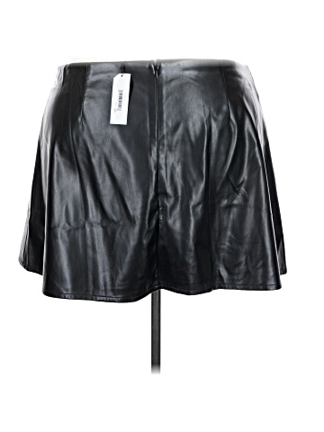 The Drop Faux Leather Skirt (view 2)