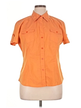 New York & Company Short Sleeve Blouse (view 1)