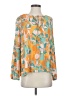 DR2 100% Polyester Orange Long Sleeve Blouse Size XS - photo 1
