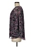 Cato 100% Polyester Paisley Purple 3/4 Sleeve T-Shirt Size M - photo 5