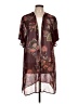 Maurices 100% Polyester Burgundy Kimono Size L - photo 1