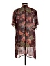 Maurices 100% Polyester Burgundy Kimono Size L - photo 2