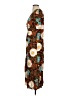 Rhode 100% Viscose Print Brown Casual Dress Size 2 - photo 5