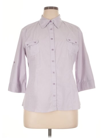 Apt. 9 3/4 Sleeve Button-Down Shirt (view 1)