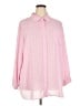 Joan Rivers 100% Polyester Polka Dots Pink Long Sleeve Blouse Size 2X - photo 1