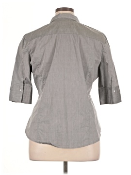 7th Avenue Design Studio New York & Company 3/4 Sleeve Button-Down Shirt (view 2)