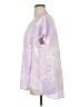 Torrid 100% Polyester Purple Short Sleeve Blouse Size 1X Plus (1) - photo 5