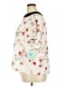 CeCe 100% Polyester Floral Ivory Short Sleeve Blouse Size 2X - photo 5
