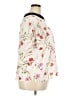 CeCe 100% Polyester Floral Ivory Short Sleeve Blouse Size 2X - photo 4