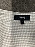 Theory Houndstooth Silver Long Sleeve Blouse Size P (petite) - photo 7