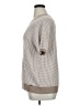 Anne Klein Houndstooth Tan Short Sleeve Top Size XL - photo 5