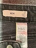 M&S Chevron-herringbone Black Jeans Size 12 - photo 7