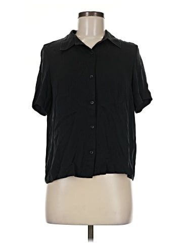 Quince Short Sleeve Silk Top (view 1)