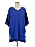 Melissa McCarthy Seven7 Blue Short Sleeve Blouse Size M - photo 1