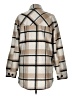 Thread & Supply 100% Polyester Plaid Tan Fleece Size L - photo 2