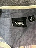 Vans 100% Cotton Stripes Green Short Sleeve Button-Down Shirt Size S (kids) - photo 3