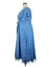 Talbots 100% Polyester Blue Casual Dress Size 18 - photo 5