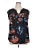 Daniel Rainn Black Short Sleeve Blouse Size 1X - photo 1