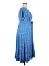 Talbots 100% Polyester Blue Casual Dress Size 18 - photo 4