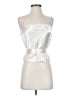 Lucy Paris Silver Sleeveless Blouse Size S - photo 1